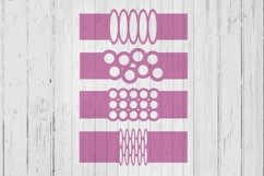 Bracelet template dxf svg png ai files Product Image 1