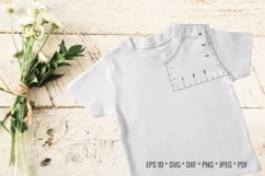 Baby t-shirt ruler. T-Shirt Placement Ruler. T-shirt ruler Product Image 4