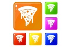Slice of pizza with salami Product Image 1