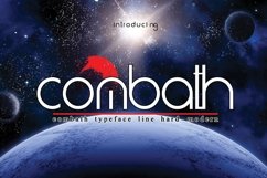 Web Font Combath Product Image 1