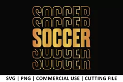 Soccer SVG | Stacked SVG Product Image 1
