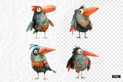 Nursery Summer Birds PNG Clipart Product Image 1