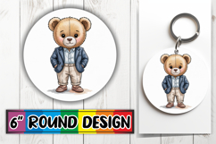 Joyful Circle Designs Sublimation PNG, Teddy Bear Product Image 1