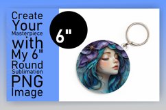 Elegant Car Coaster Round PNG Design , Fairy Product Image 1