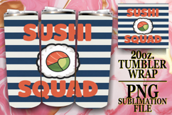 Playful Moments 20oz tumbler wrap, Retro Food Product Image 1