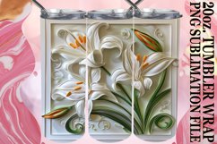 3D Blossoming Tumbler Wrap - Spring Art Product Image 1