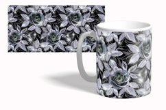Evening Garden -3 Mug Wrap Sublimation Design 15 oz Product Image 3