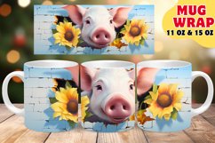 Adorable Creatures Peek Out: Sublimation Mug Magic Product Image 1