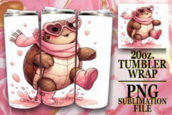 BLISSFUL DAYS 20oz TUMBLER WRAP, Turtle Product Image 1