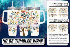 Springtime Joy Tree Tumbler Sublimation Product Image 1