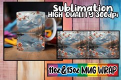 Blossom Bliss: 3D Landscape Mug Design Product Image 1