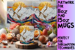 Sparkling Sunflower Symphony Mug Design: Sublimation, 11oz &amp; Product Image 1