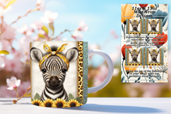 Lovely 15oz Mug Wrap Png Artwork , Cute Animals Product Image 1