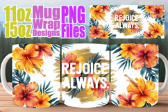 Timeless charm sublimation 11oz 15oz mug wrap, Christian Product Image 1