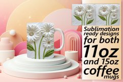 Blossom Serenity: Mug Wrap Sublimation Product Image 1