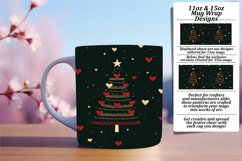 ELEGANT 11oz Mug Wrap PNG Design , Holiday Product Image 1