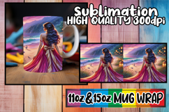 Happy journeys 11oz 15oz sublimation wrap, Women Product Image 1