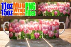 Floral Fantasy Mug Wraps 11oz 15oz - Sublimation Sensation Product Image 1