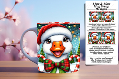 Creative 11oz Mug Wrap Png Artwork , Goose Product Image 1