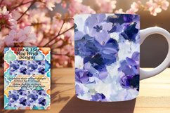 Vibrant Springtime Mug Wraps: Whimsical Floral Edition Product Image 1