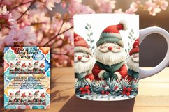 Winter Gingerbread Mug 11oz/15oz Holiday Sublimation Product Image 1