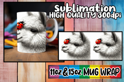 Gentle dreams 11oz 15oz sublimation wrap, Cute Animals Product Image 1