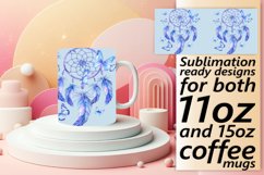 Vibrant Butterfly Delight Sublimation Mug - 15oz/11oz Product Image 1
