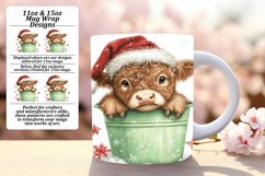 Stylish 15oz Mug Wrap Png Design , Christmas Product Image 1