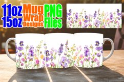 Floral Finesse Mug Wrap - Sublimate Magic Product Image 1