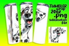 Charming Peek-a-Boo Dog Whimsy Joyful Sublimation Tumbler - Product Image 1