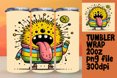 GLAMOROUS 20oz Tumbler Design for Personal Use , Monster Product Image 1