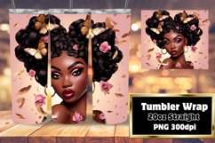 Afro Heritage 3D Portrait Wrap 20oz Product Image 1