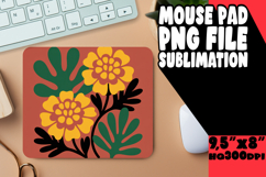 ENCHANTED mouse pad PNG Magic, Flowers Product Image 1