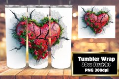 Love in 3D Valentine Tumbler Product Image 1