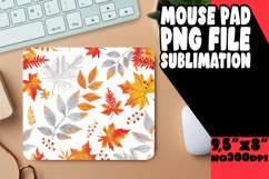 Harvest Watercolor Pattern Mouse Pad Design Product Image 1
