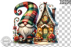 Christmas Gnome Sublimation - Clipart PNG Design Product Image 1
