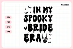 Spooky Bachelorette Party Saying SVG | Spooky Bride Era Product Image 3