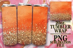 Glittery Leopard Pattern Tumbler Graphic: Sublimation - 20oz Product Image 1