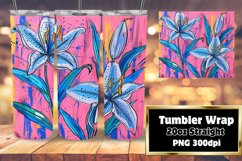 Bright Flower Patterns for 20oz Tumbler Wraps Product Image 1