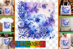 Enchanted TSHIRT Designs PNG, Watercolor Pattern Product Image 1