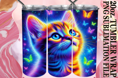 RADIANT EVENINGS 20oz TUMBLER WRAP, Cat Product Image 1