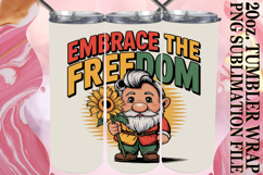 Joyful Spirits 20oz tumbler wrap, Juneteenth Product Image 1