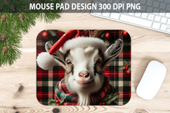 Christmas Cute Goat Pad Sublimation - Animal PNG Design Product Image 1