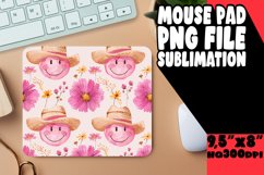 Joyful Watercolor Mouse Pad Sublimation PNG Product Image 1
