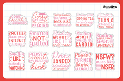 15 Printable Spicy Book Lover Stickers Bundle V1 Product Image 3