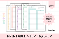 Step Tracker Editable Template 2 | Monthly Product Image 1
