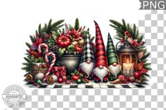 Christmas Gnome Sublimation - Clipart PNG Design Product Image 1