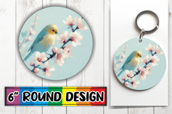 Joyful Coaster Round Style, Birds Product Image 1