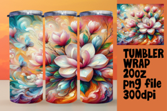 RICH 20oz Tumbler Template for Gifts , Flowers Product Image 1
