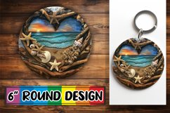 Heartwood Harmony Circle Design Sublimation Serene Summer Product Image 1